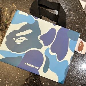 Bathing Ape Blue Camo Men's Bag